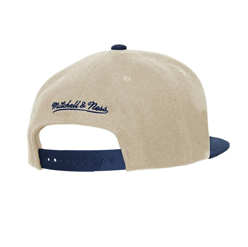 New York Yankees Subway Series Matchup Pro Pinch Snapback Cream | Mitchell & Ness