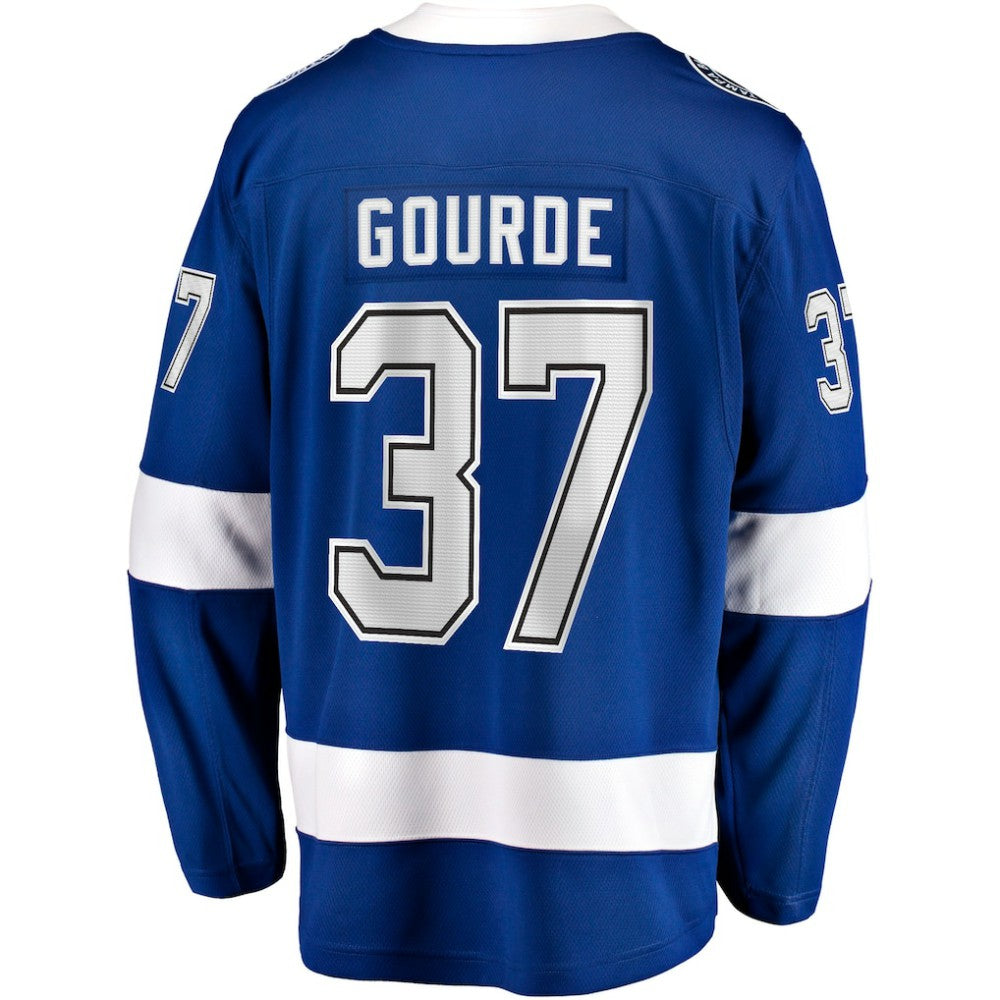 Yanni Gourde Tampa Bay Lightning Fanatics Home Breakaway Jersey Blue