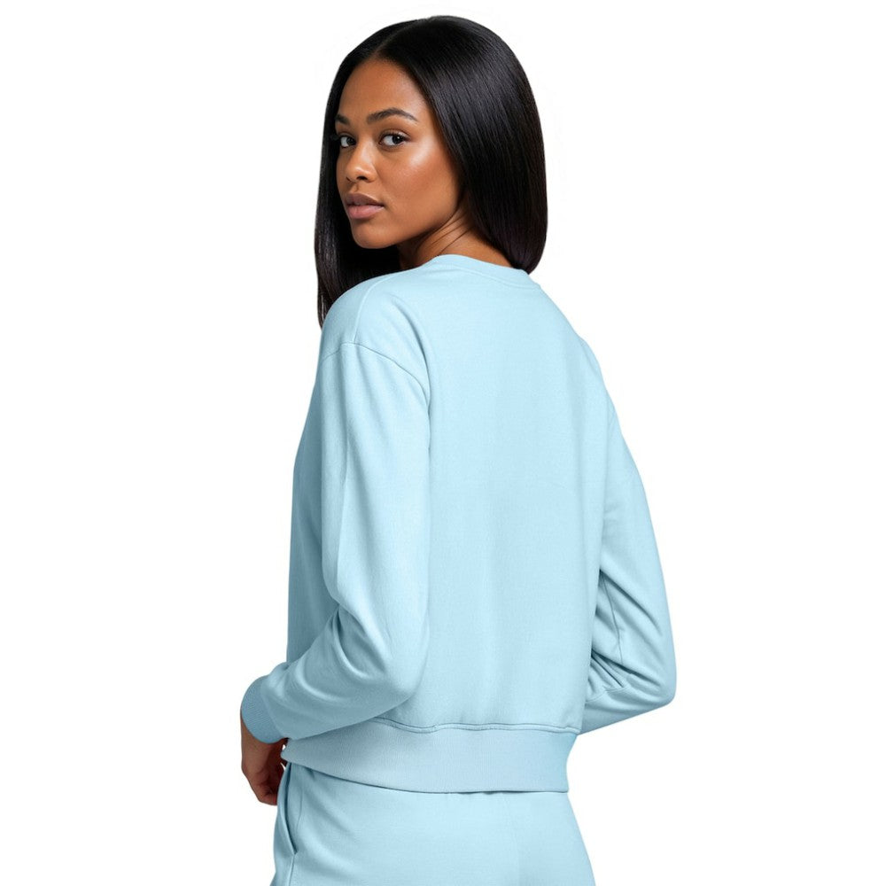New York Islanders Concepts Sport Women's Tonal Pullover Sweatshirt Light Blue