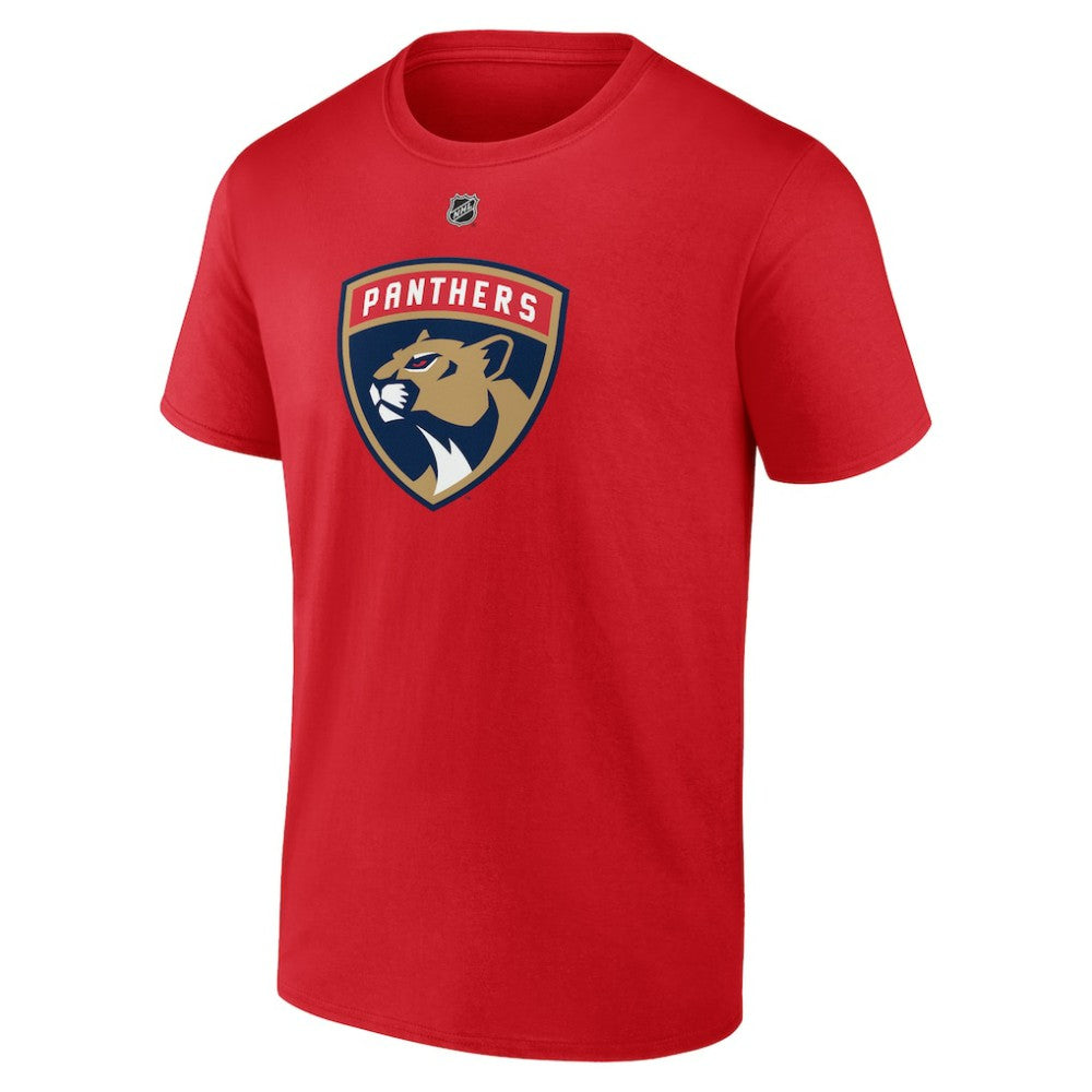 Seth Jones Florida Panthers Fanatics Authentic Stack Name & Number T-Shirt Red