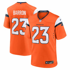 Jahdae Barron Denver Broncos 2025 NFL Draft First Round Pick Game Jersey - Orange