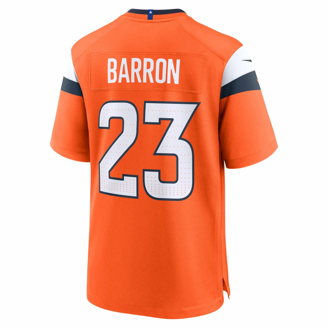Jahdae Barron Denver Broncos 2025 NFL Draft First Round Pick Game Jersey - Orange