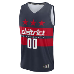 Washington Wizards Fast Break Custom Jersey - Statement Edition - Navy