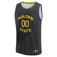 Golden State Warriors Youth Fast Break Custom Replica Jersey sale - Black sale - Statement Edition