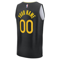 Golden State Warriors Youth Fast Break Custom Replica Jersey sale - Black sale - Statement Edition