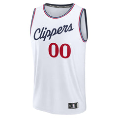 LA Clippers Fast Break Custom Jersey - Association Edition - White