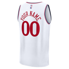 LA Clippers Fast Break Custom Jersey - Association Edition - White