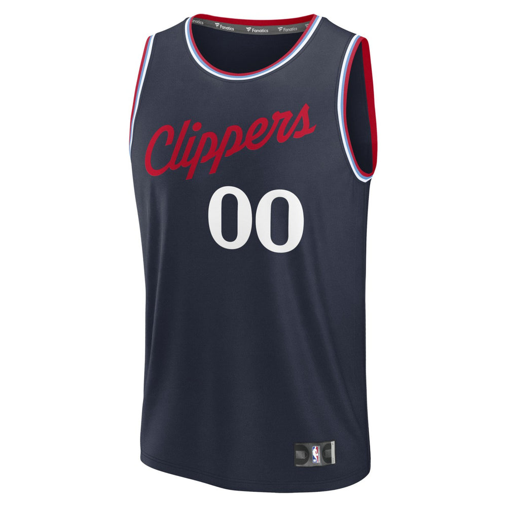 LA Clippers Fast Break Custom Jersey - Icon Edition - Navy