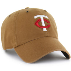 Minnesota Twins Carhartt x Clean Up Adjustable Hat Brown | 47 brand