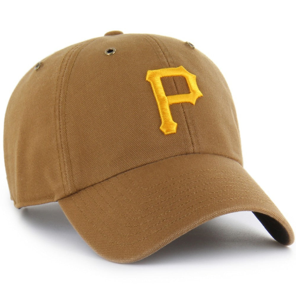 Pittsburgh Pirates Carhartt x Clean Up Adjustable Hat Brown | 47 brand
