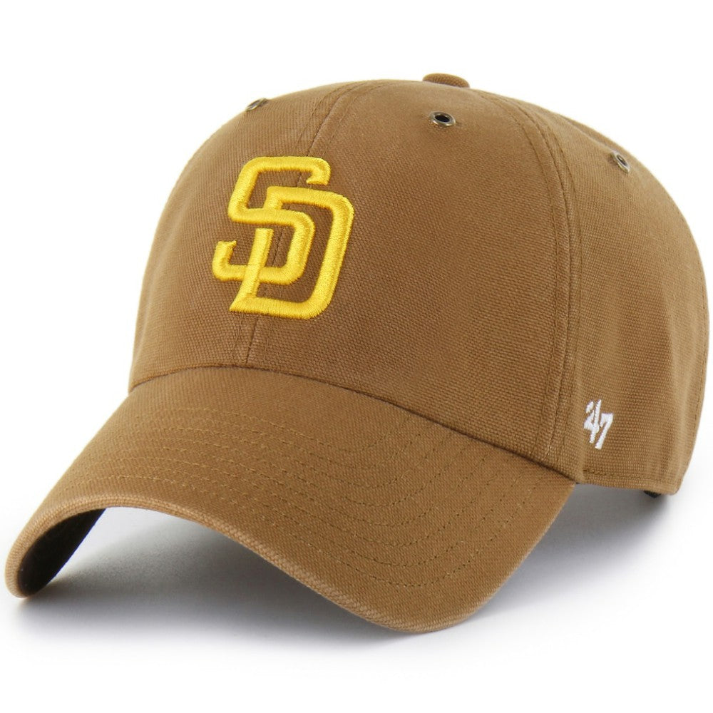 San Diego Padres Carhartt x Clean Up Adjustable Hat Brown | 47 brand