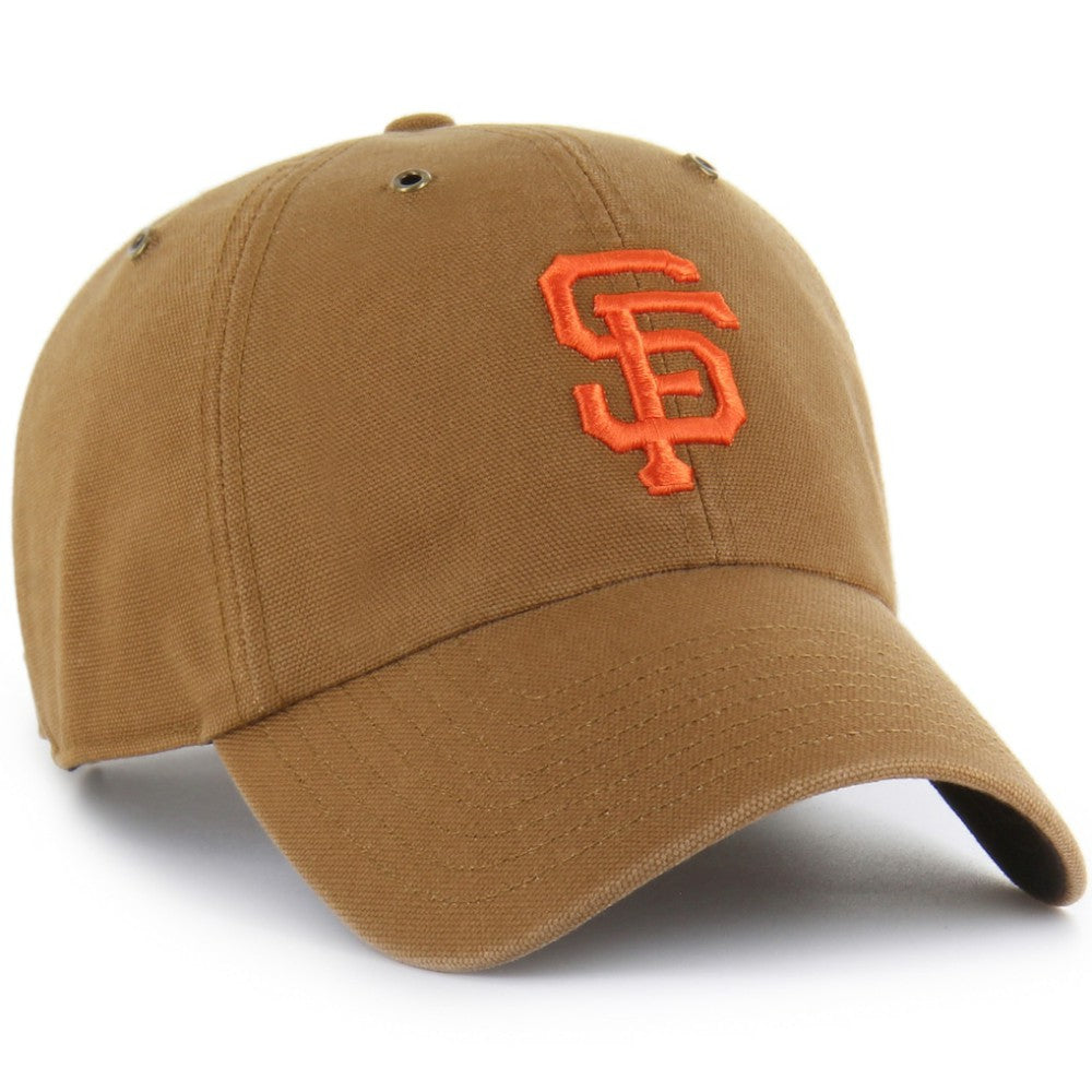 San Francisco Giants Carhartt x Clean Up Adjustable Hat Brown | 47 brand
