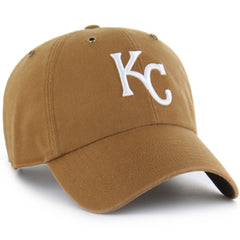 Kansas City Royals Carhartt x Clean Up Adjustable Hat Brown | 47 brand