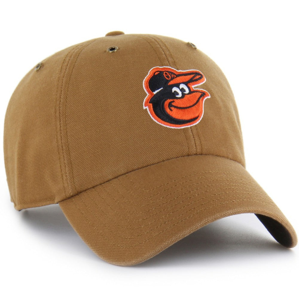 Baltimore Orioles Carhartt x Clean Up Adjustable Hat Brown | 47 brand