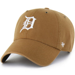 Detroit Tigers Carhartt x Clean Up Adjustable Hat Brown | 47 brand