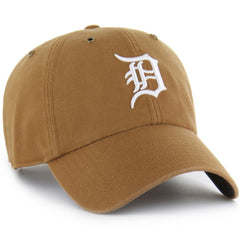 Detroit Tigers Carhartt x Clean Up Adjustable Hat Brown | 47 brand