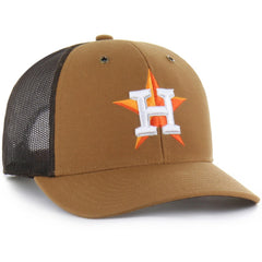 Houston Astros Carhartt x Trucker Adjustable Hat Brown | 47 brand