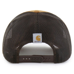 Los Angeles Dodgers Carhartt x Trucker Adjustable Hat Brown | 47 brand