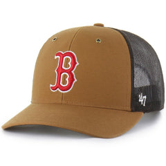 Boston Red Sox Carhartt x Trucker Adjustable Hat Brown | 47 brand