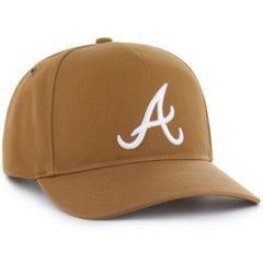 Atlanta Braves Carhartt x Hitch Adjustable Hat Brown | 47 brand