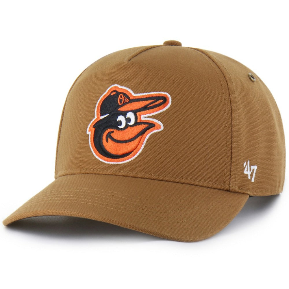 Baltimore Orioles Carhartt x Hitch Adjustable Hat Brown | 47 brand