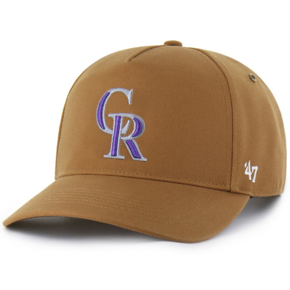 Colorado Rockies Carhartt x Hitch Adjustable Hat Brown | 47 brand