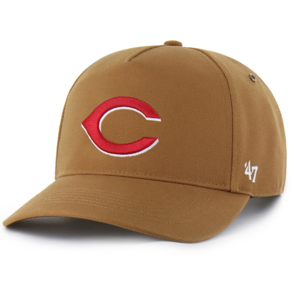 Cincinnati Reds Carhartt x Hitch Adjustable Hat Brown | 47 brand