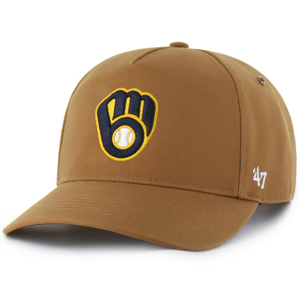 Milwaukee Brewers Carhartt x Hitch Adjustable Hat Brown | 47 brand