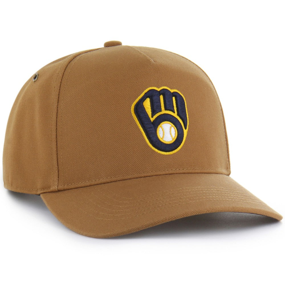 Milwaukee Brewers Carhartt x Hitch Adjustable Hat Brown | 47 brand