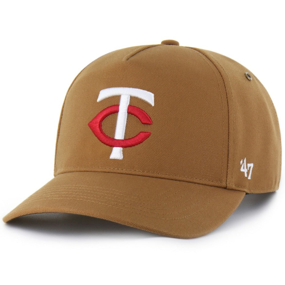 Minnesota Twins Carhartt x Hitch Adjustable Hat Brown | 47 brand
