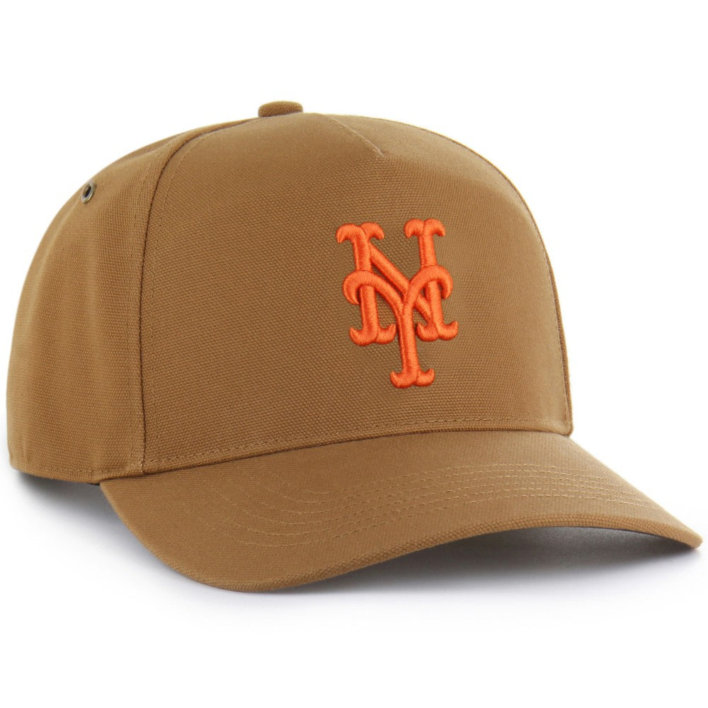 New York Mets Carhartt x Hitch Adjustable Hat Brown | 47 brand