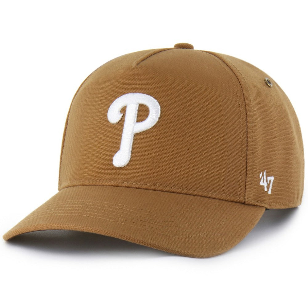 Philadelphia Phillies Carhartt x Hitch Adjustable Hat Brown | 47 brand