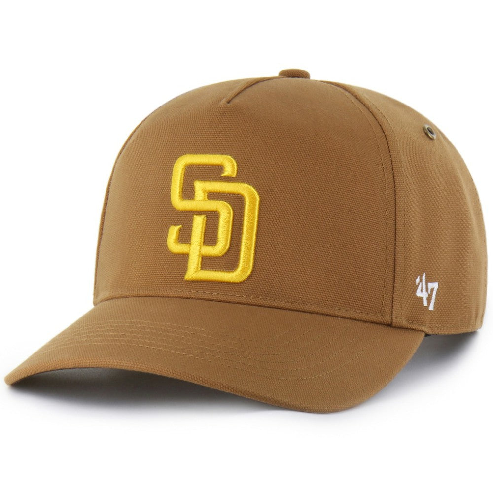 San Diego Padres Carhartt x Hitch Adjustable Hat Brown | 47 brand