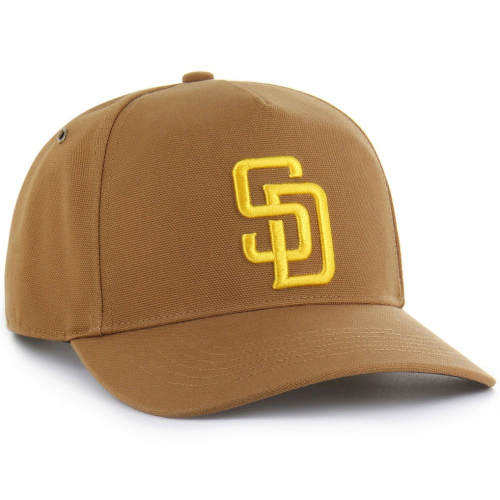 San Diego Padres Carhartt x Hitch Adjustable Hat Brown | 47 brand