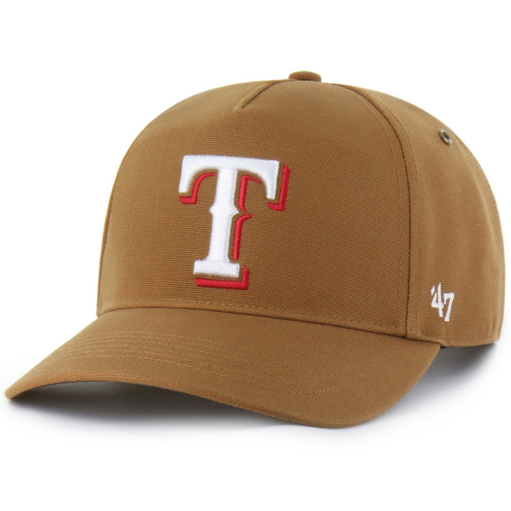 Texas Rangers Carhartt x Hitch Adjustable Hat Brown | 47 brand