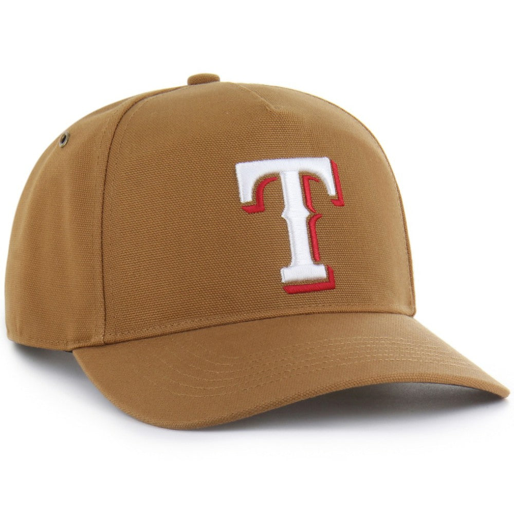 Texas Rangers Carhartt x Hitch Adjustable Hat Brown | 47 brand