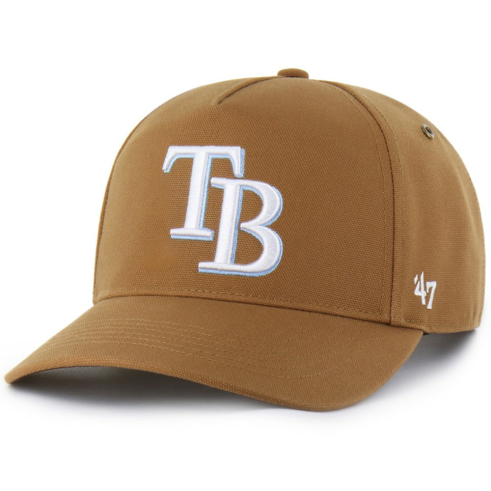 Tampa Bay Rays Carhartt x Hitch Adjustable Hat Brown | 47 brand
