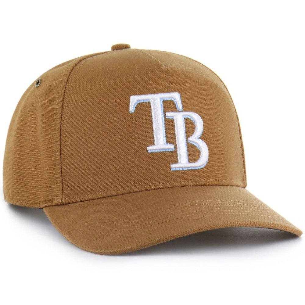Tampa Bay Rays Carhartt x Hitch Adjustable Hat Brown | 47 brand