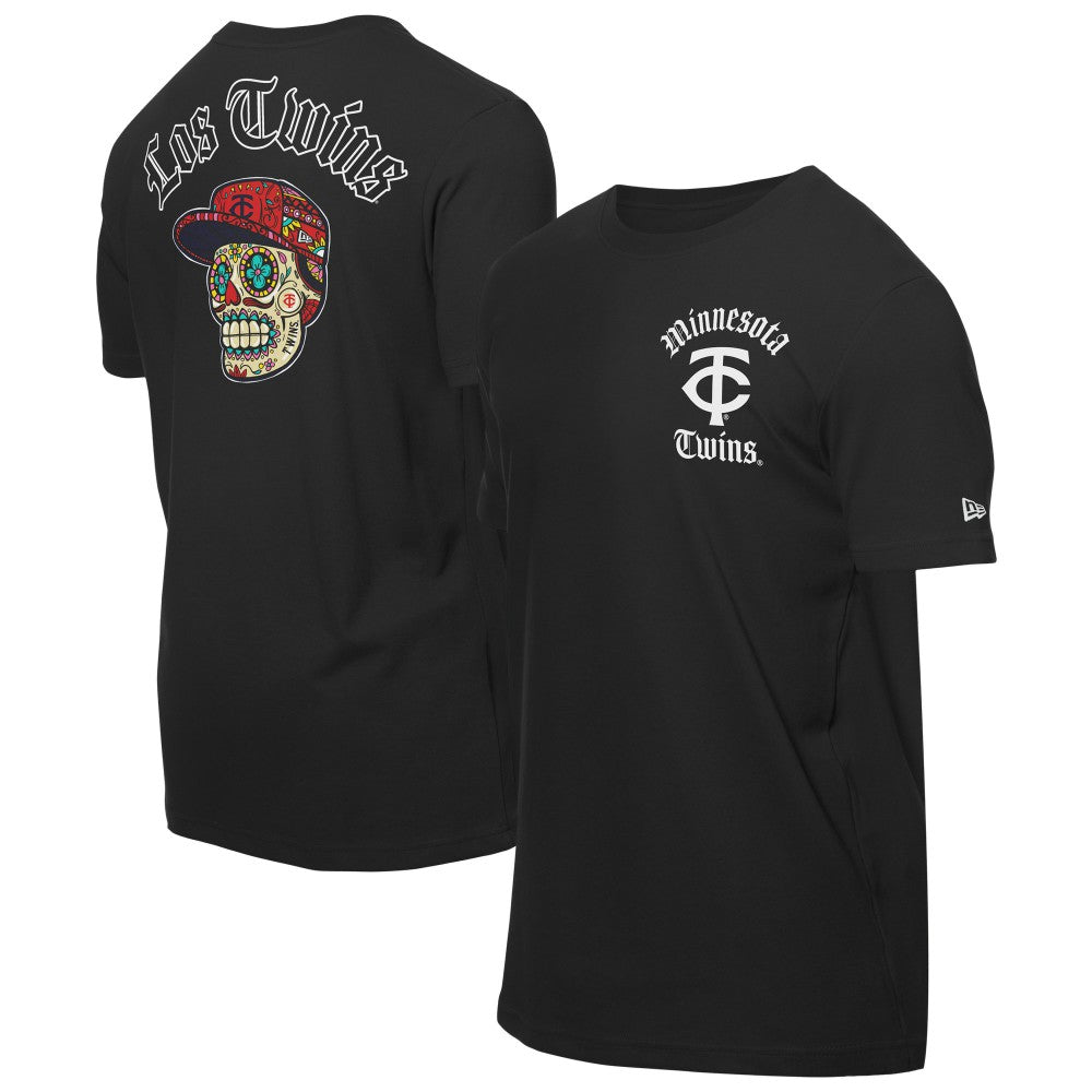 Minnesota Twins Sugar Skulls T-Shirt Black | New Era