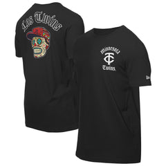Minnesota Twins Sugar Skulls T-Shirt Black | New Era