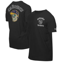Milwaukee Brewers Sugar Skulls T-Shirt Black | New Era