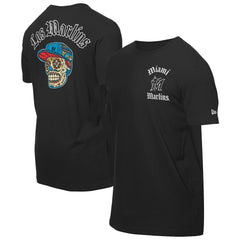 Miami Marlins Sugar Skulls T-Shirt Black | New Era