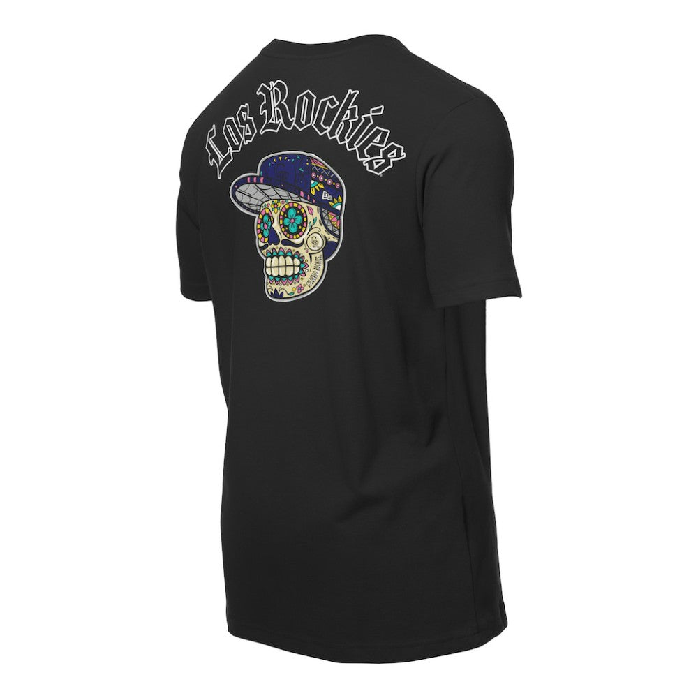 Colorado Rockies Sugar Skulls T-Shirt Black | New Era