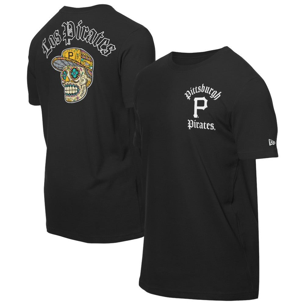 Pittsburgh Pirates Sugar Skulls T-Shirt Black | New Era