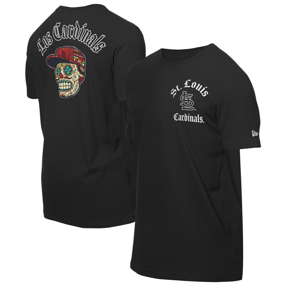 St. Louis Cardinals Sugar Skulls T-Shirt Black | New Era