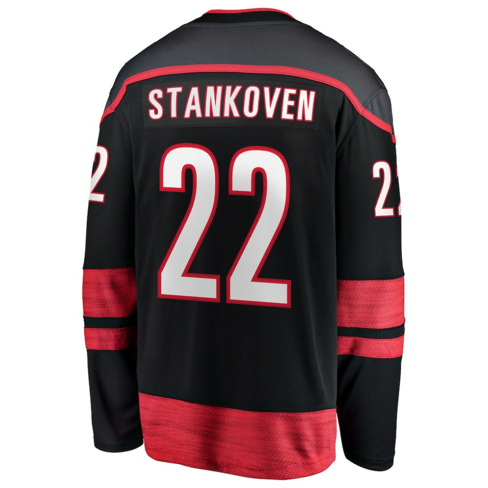 Logan Stankoven Carolina Hurricanes Fanatics Home Breakaway Jersey Black