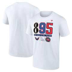 Alexander Ovechkin Washington Capitals Fanatics NHL All-Time Leading Goal Scorer The History of 895 T-Shirt White