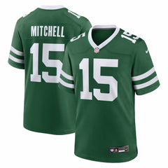 Adonai Mitchell New York Jets Team Game Jersey Legacy Green Nike
