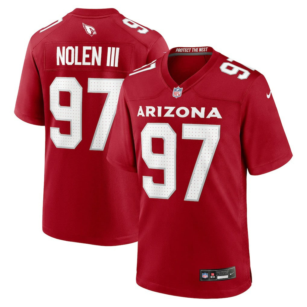 Walter Nolen Arizona Cardinals 2025 NFL Draft First Round Pick Game Jersey - Cardinal
