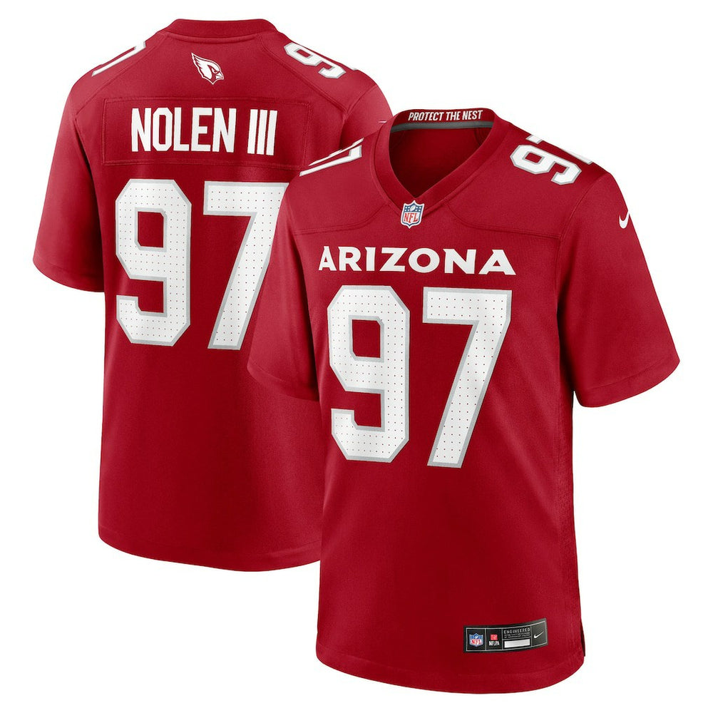 Walter Nolen Arizona Cardinals 2025 NFL Draft First Round Pick Game Jersey - Cardinal
